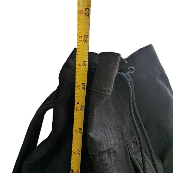 Timberland Large Black Canvas Backpack - Picture 11 of 11